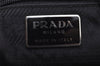 Authentic PRADA Vintage Nylon Tessuto Leather Tote Hand Bag Purse Black 6682I