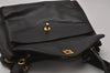 Authentic CHANEL Vintage Calf Skin Chain Shoulder Tote Bag Brown CC Logo 6683I