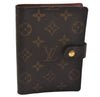 Authentic Louis Vuitton Monogram Agenda PM Notebook Cover R20005 LV 6683J