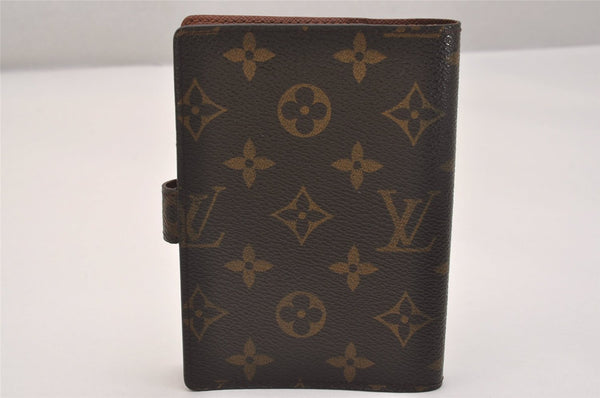 Authentic Louis Vuitton Monogram Agenda PM Notebook Cover R20005 LV 6683J