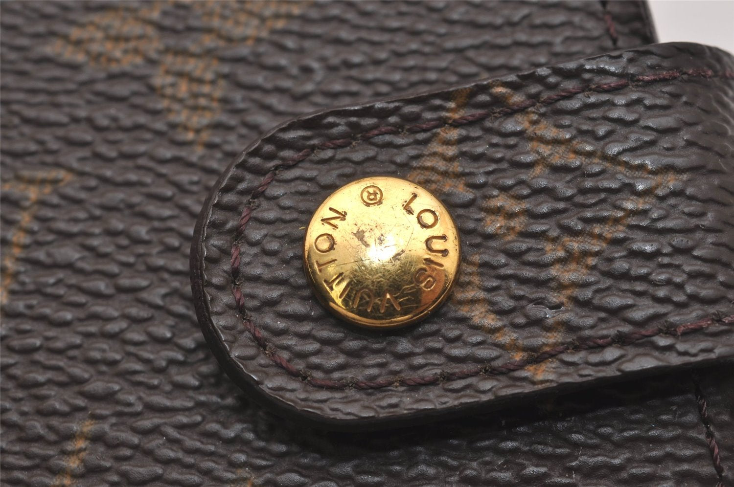 Authentic Louis Vuitton Monogram Agenda PM Notebook Cover R20005 LV 6683J