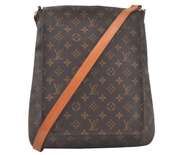 Authentic Louis Vuitton Monogram Musette Shoulder Cross Body Bag M51256 LV 6683K