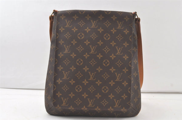 Authentic Louis Vuitton Monogram Musette Shoulder Cross Body Bag M51256 LV 6683K