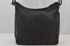 Authentic GUCCI Shoulder Hand Bag Purse GG Nylon Leather 0013766 Black  6685J