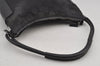Authentic GUCCI Shoulder Hand Bag Purse GG Nylon Leather 0013766 Black  6685J
