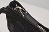 Authentic GUCCI Shoulder Hand Bag Purse GG Nylon Leather 0013766 Black  6685J