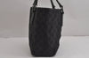 Authentic GUCCI Vintage Shoulder Tote Bag GG Canvas Leather 113019 Black 6686J