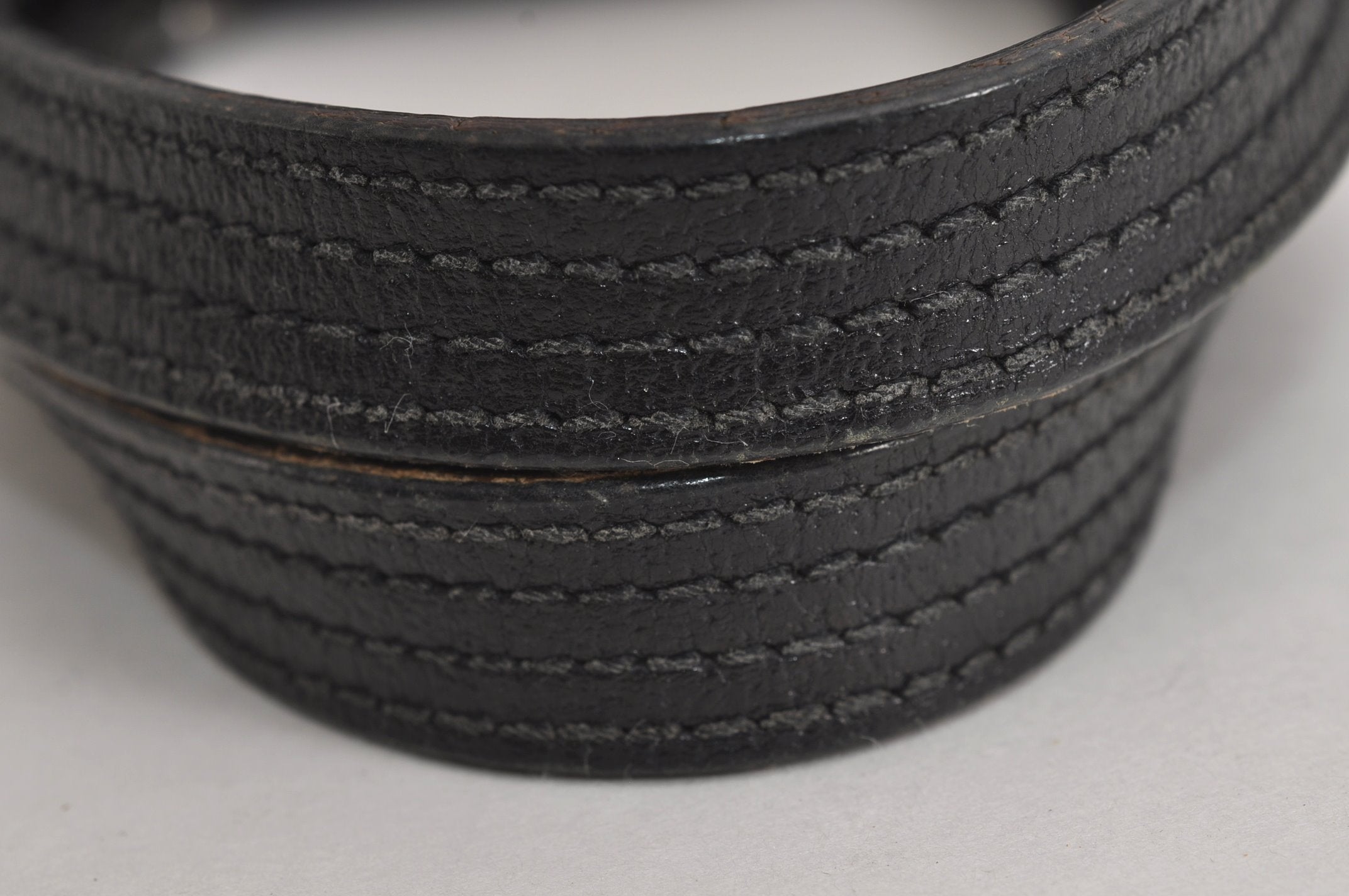 Authentic GUCCI Vintage Shoulder Tote Bag GG Canvas Leather 113019 Black 6686J