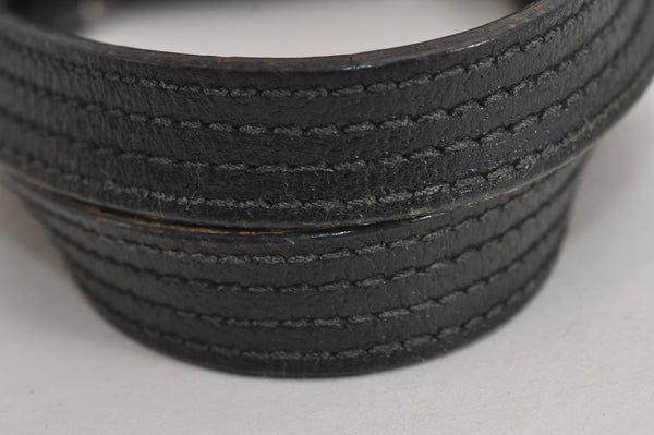 Authentic GUCCI Vintage Shoulder Tote Bag GG Canvas Leather 113019 Black 6686J