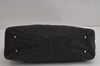 Authentic GUCCI Vintage Shoulder Tote Bag GG Canvas Leather 113019 Black 6686J