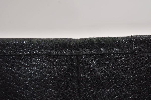 Authentic GUCCI Vintage Shoulder Tote Bag GG Canvas Leather 113019 Black 6686J