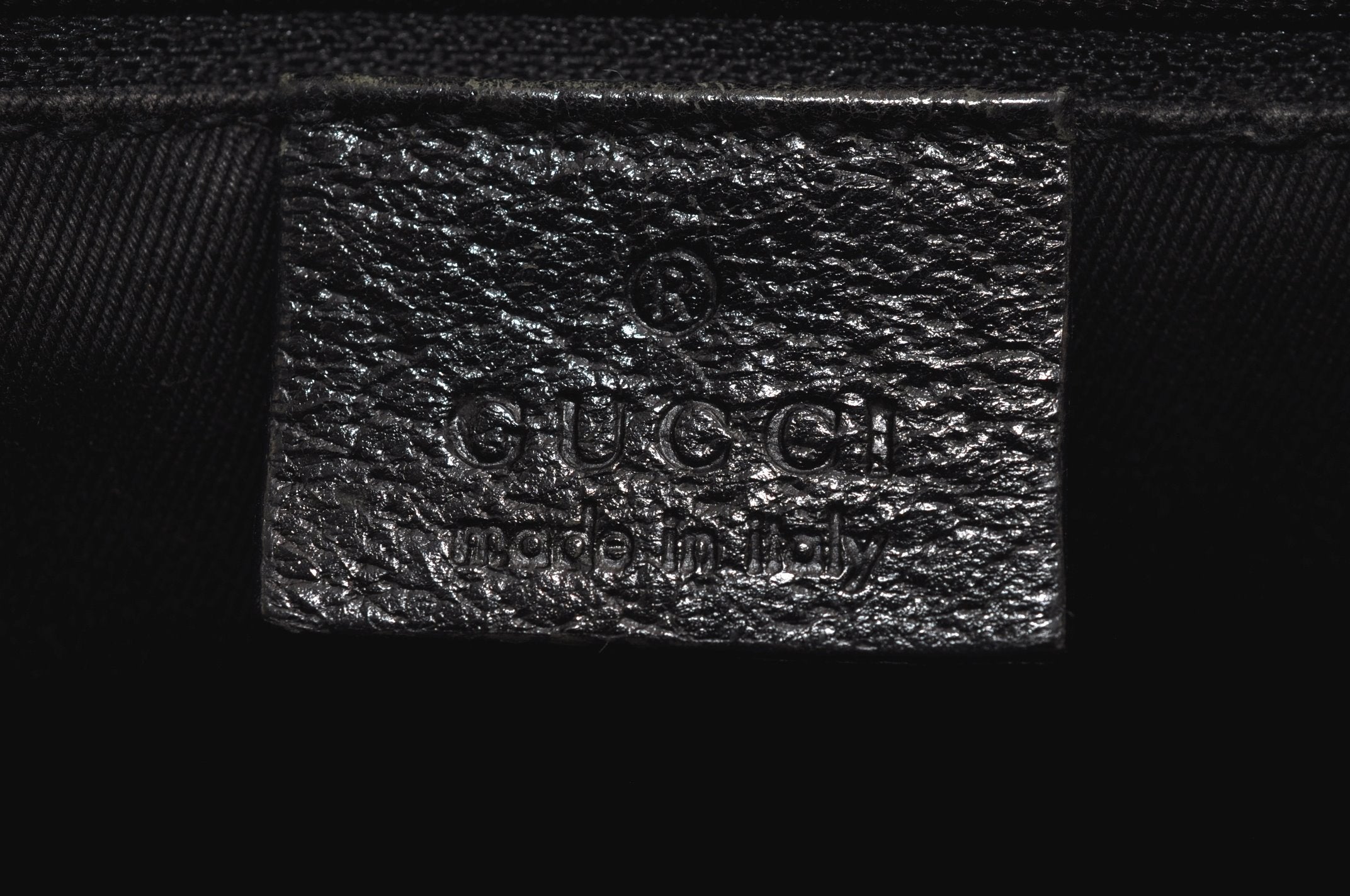 Authentic GUCCI Vintage Shoulder Tote Bag GG Canvas Leather 113019 Black 6686J