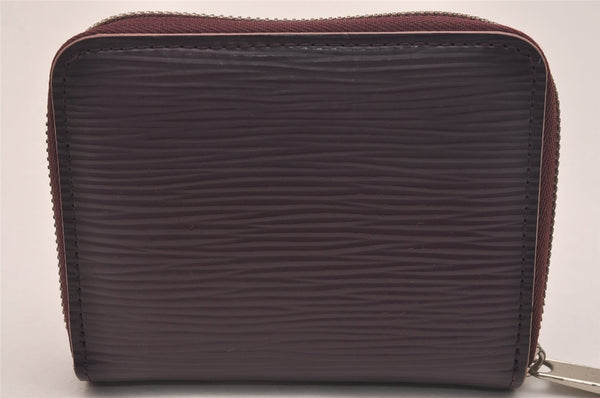 Authentic Louis Vuitton Epi Zippy Coin Purse Case Purple M6015K LV 6687J