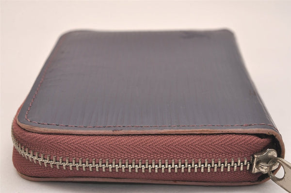 Authentic Louis Vuitton Epi Zippy Coin Purse Case Purple M6015K LV 6687J