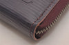 Authentic Louis Vuitton Epi Zippy Coin Purse Case Purple M6015K LV 6687J
