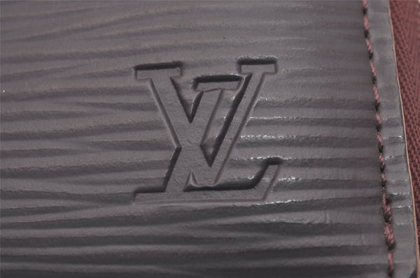 Authentic Louis Vuitton Epi Zippy Coin Purse Case Purple M6015K LV 6687J