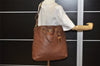 Authentic PRADA Vintage Leather 2Way Shoulder Tote Bag Brown 6687K