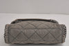 Authentic Stella McCartney Falabella Mini Shoulder Cross Bag Leather Gray 6689J