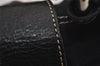 Authentic COACH Signature Shoulder Bag Purse Canvas Leather 6171 Black 6690J