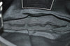 Authentic COACH Signature Shoulder Bag Purse Canvas Leather 6171 Black 6690J