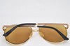 Authentic GUCCI Vintage Sunglasses GG0138S Titanium Brown 6690K