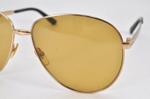 Authentic GUCCI Vintage Sunglasses GG0138S Titanium Brown 6690K