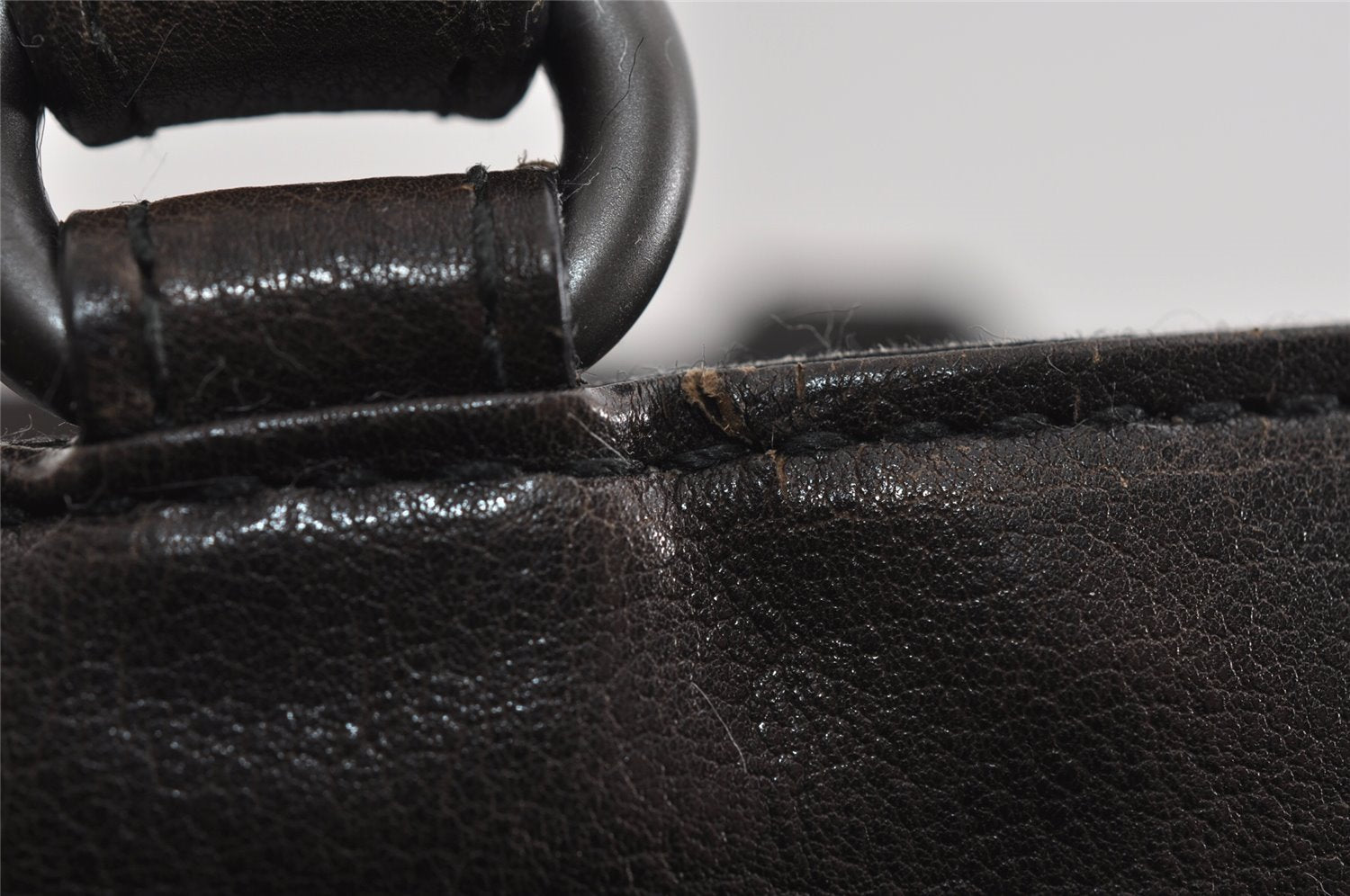 Authentic BOTTEGA VENETA Intrecciato Leather Shoulder Tote Bag Brown 6691I