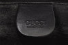 Authentic GUCCI Vintage Hand Boston Bag Purse Canvas Leather Black Junk 6692I