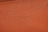 Authentic GUCCI Vintage Tassel Bamboo Tote Hand Bag Leather 354469 Orange 6692J