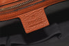 Authentic GUCCI Vintage Tassel Bamboo Tote Hand Bag Leather 354469 Orange 6692J