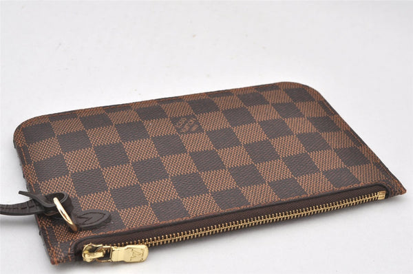 Authentic Louis Vuitton Damier Neverfull Pouch Purse Clutch Bag LV 6692K