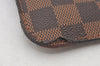 Authentic Louis Vuitton Damier Neverfull Pouch Purse Clutch Bag LV 6692K