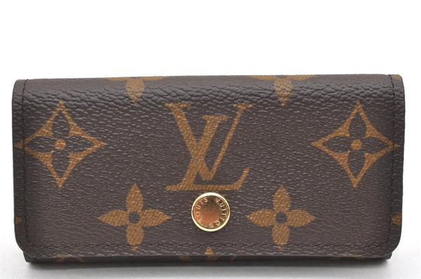 Authentic Louis Vuitton Monogram Multicles 4 Four Hooks Key Case M69517 LV 6693K