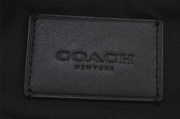 Authentic COACH Vintage Signature Waist Body Bag PVC Leather 40345 Beige 6694J