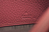 Authentic GUCCI GG Marmont Double G Long Wallet Purse Leather 400586 Pink 6695J