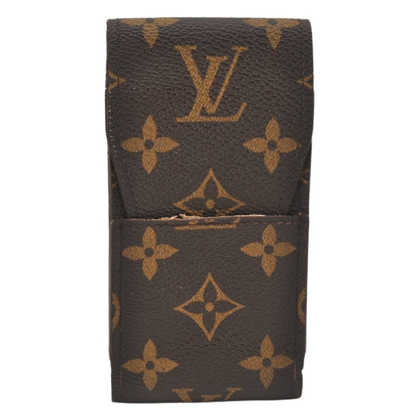 Authentic Louis Vuitton Monogram Etui Cigarette Case M63024 LV 6695K