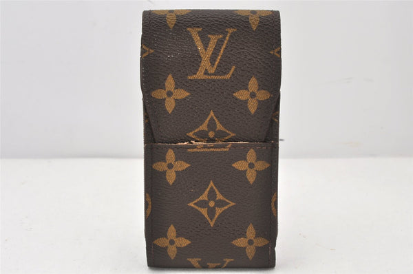 Authentic Louis Vuitton Monogram Etui Cigarette Case M63024 LV 6695K