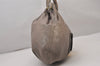 Authentic MIU MIU Vintage Leather Shoulder Tote Bag Gray 6696I