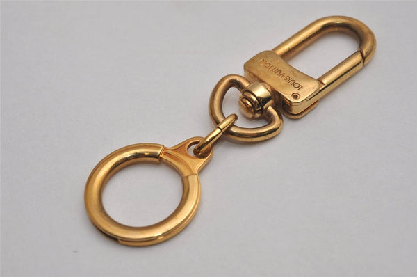 Authentic Louis Vuitton Charm Key Chain Anokre Gold M62698 LV 6696J