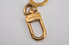 Authentic Louis Vuitton Charm Key Chain Anokre Gold M62698 LV 6696J