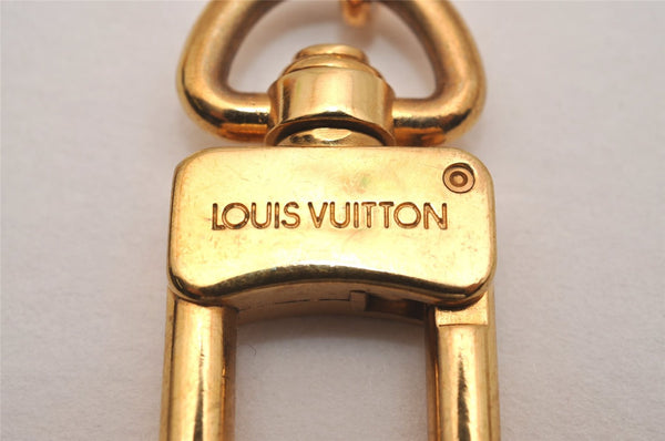 Authentic Louis Vuitton Charm Key Chain Anokre Gold M62698 LV 6696J