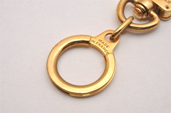 Authentic Louis Vuitton Charm Key Chain Anokre Gold M62698 LV 6696J