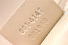 Authentic GUCCI Square GG Shoulder Bag Purse Suede Leather 0014147 Beige 6698I