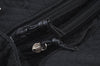 Authentic BOTTEGA VENETA Intrecciomirage Shoulder Bag Nylon Leather Black 6698J