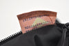 Auth BOTTEGA VENETA Intrecciomirage Shoulder Bag Nylon Leather Black Junk 6698J