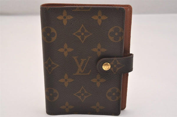 Authentic Louis Vuitton Monogram Agenda PM Notebook Cover R20005 LV 6699J
