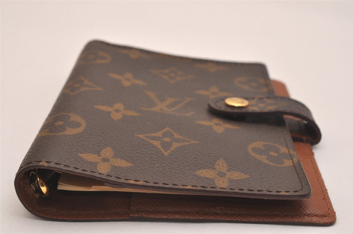 Authentic Louis Vuitton Monogram Agenda PM Notebook Cover R20005 LV 6699J