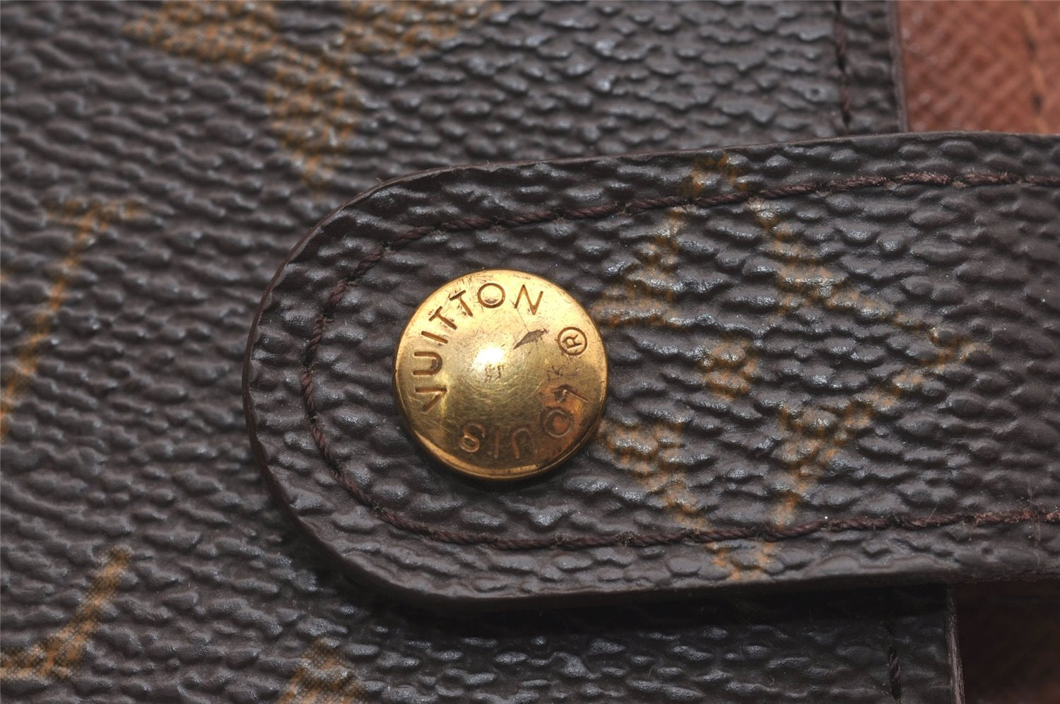 Authentic Louis Vuitton Monogram Agenda PM Notebook Cover R20005 LV 6699J