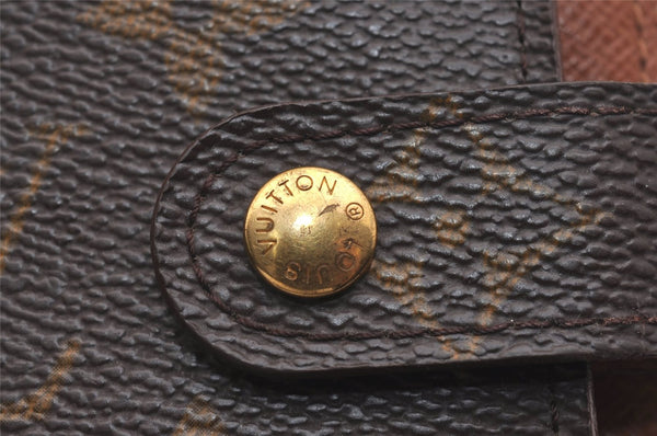 Authentic Louis Vuitton Monogram Agenda PM Notebook Cover R20005 LV 6699J