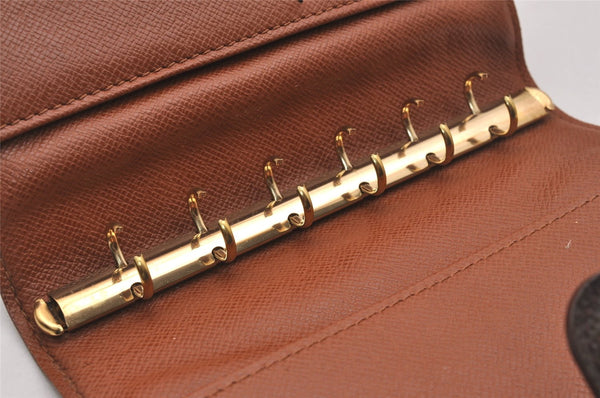 Authentic Louis Vuitton Monogram Agenda PM Notebook Cover R20005 LV 6699J